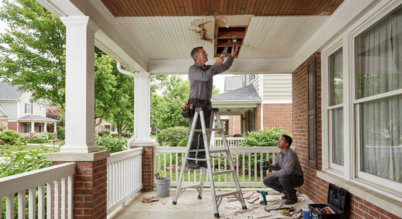 Porch Column Repair
