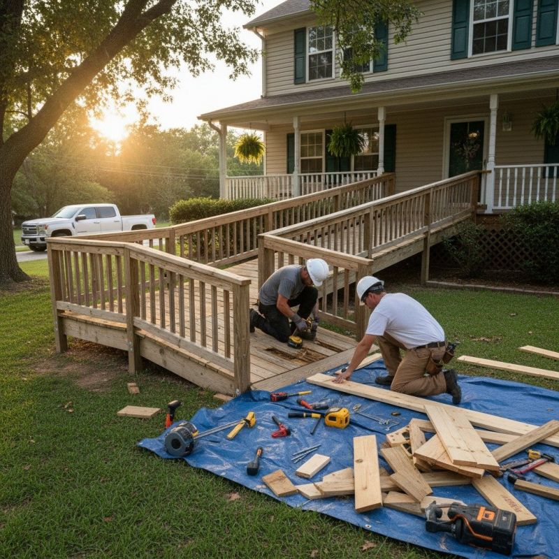 Ada Ramp Installation